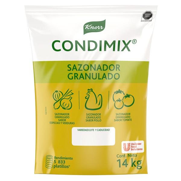 Knorr® Professional Condimix Especias y Verduras 14 Kg - Sazonador granulado sabor especias y verduras